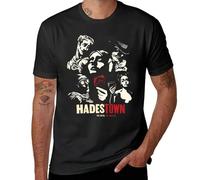 DSCXSD Hadestown-T-Shirt-Vintage-Clothes-Cute-Tops-t-Shirts-for-Men-Cotton Black