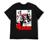 DSCXSD Limited NWT The 4-Skins A Fistful of 4-Skins English Music Group T-Shirt Black