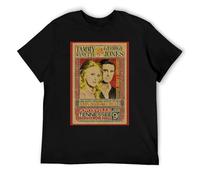 DSCXSD QUANLI George Jones Tammy Wynette Unisex Softstyle T-Shirt, George and Tammy Black