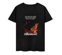 DSCXSD Rubia The Changeling 1980 Poster Movie T-Shirt Print Horror Movie Black L