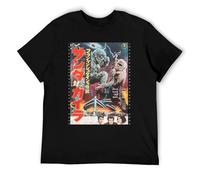 DSCXSD The War of The Gargantuas Japanese TV Series Rare Retro T Shirt Black