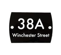 DSD Supplies ltd. Plaque D'ENSEIGNE DE Maison Numéro de Maison Personnalisé Nom de la Rue Adresse Enseigne sur Mesure Porte Acrylique Moderne Longue Durée