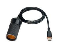 DSD TECH MagicConn SH-CP12M Adaptateur USB-C vers allume-cigare 12 V pour enregistreur de voiture GPS