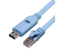 DSD TECH SH-RJ45K Câble série USB vers RS485 avec interface RJ45 et puce FTDI intégrée
