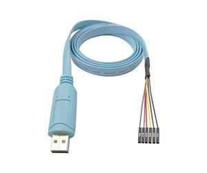 DSD TECH SH-U09BL Câble série USB vers TTL avec puce CP2102N 1.2M/4FT