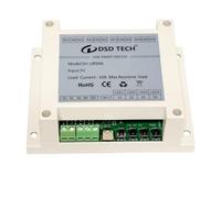 DSD TECH SH-UR04A Module relais alimenté par USB 4 canaux pour PC et Mac (4CH)