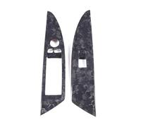 DSDBDNN Autocollant de garniture de cadre de porte intérieure de voiture en fibre de carbone véritable, compatible avec la BMW Série 8 G15 2019-2023 (version 2 portes)(Forged Pattern)