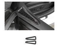 DSDBDNN Cadre de Sortie de climatisation de Pilier A de Style de Voiture, décoration Compatible avec Audi A3 8Y 2021-2022, Garniture de Couvercle de Ventilation de Couleur Fibre de Carbone