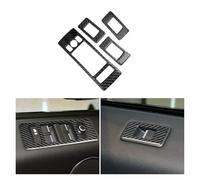 DSDBDNN Compatible avec Land Rover Range Rover Sport 2014-2017 Accessoires intérieurs de Voiture Autocollant de Garniture de Panneau de Commande de Levage de Porte en Fibre de Carbone Souple