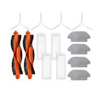 DSDBDNN Compatible avec les aspirateurs robots Xiaomi T12 / S10 / S12 / B106GL, accessoires de rechange, brosse latérale principale, filtre Hepa, chiffon de nettoyage