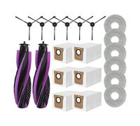 DSDBDNN Compatible avec les pièces de rechange et accessoires for aspirateur JONR P20 PRO, brosse principale, brosse latérale, sac à poussière, chiffon de nettoyage