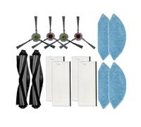 DSDBDNN Pièces de rechange for brosse latérale principale, filtre Hepa, chiffon de nettoyage, plastique, compatible avec le robot Deebot U2 Pro DGN22