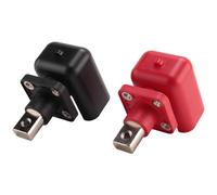 Dsdhuf 2 PièCes 200A All-Copper Lithium Battery Post High Current Copper Terminal Connecteur de Batterie Borne de Stockage D'éNergie (B)