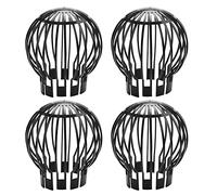 Dsdhuf 4 Pièces Séries Gouttière de de Filtre Crépine Empêchant les Débris de Feuilles Branches de Toit Mousse de Colmater les Tuyaux