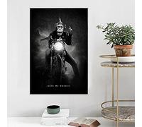 dsdsgog Beau singe chevauchant une moto animaux toile peinture mur Art affiches et impressions photo murale pour salon décor 60x80 cm sans cadre