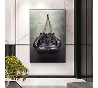 dsdsgog Gants de boxe Vintage Toile Style Nordique Image Mur Art Décoration de La Maison Peinture Impression Affiche pour Salon Décor 70x100cm Sans Cadre