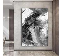dsdsgog Noir Et Blanc Art Abstrait Affiche Imprime Pour Salon Décor À La Maison Nordique Moderne Peinture Sur Toile Mur Art Toile Art Prints 70x100cm Sans Cadre
