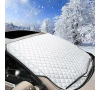 DSEEAK Couverture Pare Brise Voiture, pour Suzuki Vitara Hybrid SUV 2020-2024 Repliable Magnétique Bâche Pare Brise Protection Couverture Protege Brise Givre Neige Pare