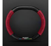 DSEEAK Couvre Volant Voiture, pour Peugeot Expert 2000-2024 Antidérapant Respirant Protege Volant Housse de Volant en élastique Accessoires Auto Interieur,A-DD-38cm