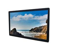 DSeenLeap Cadre Photo numérique à écran IPS Haute définition de 21,5 pouces/22 Pouces, Machine publicitaire Murale, Lecture Haute définition 1080P, avec détection du Corps Humain (Noir)