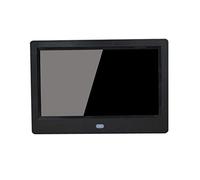 DSeenLeap Cadre Photo numérique à écran LED Haute définition à Bord étroit 7 Pouces 10 Pouces Cadre Photo électronique Machine de publicité vidéo (Batterie au Lithium Noire 8G 10 Pouces)