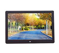 DSeenLeap Cadre Photo numérique Haute définition 13 Pouces avec Boutons tactiles, Cadre Photo électronique, Haute résolution d'image 1280800, Fonction de Lecture de mémoire de Point d'arrêt (Noir)