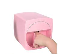 DSeenLeap Imprimante numérique Mobile pour Nail Art, Machine Portable de Peinture à Ongles, contrôle par Smartphone, Haute résolution, pour Studio de manucure (Rose)