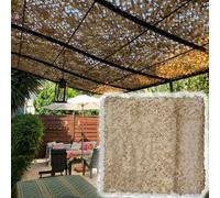 Dsejynxx Camouflage Shade Sail, Privacy Screen, Camouflage Net, Hunting Sun Protection Net, for Terrace Greenhouse Vegetable Garden Pergola Decoration,3x5m/9.8x16.4ft