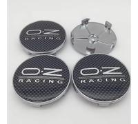 dsetryj 4 pièces Cache Moyeu, pour OZ Racing 60mm Centre de Jante Capuchons Anti-poussière Étanche Cache de Roue Protection Accessoires,A