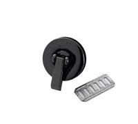 DSFDFDG 1 Fermoir Rond en métal for Sac à Main, Accessoire de Bricolage for Le Travail du Cuir pour Sacs Accessoires(Black)