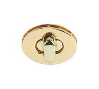 DSFDFDG Accessoires Pratiques for Sac à Main en Forme d'œuf, quincaillerie, Fermoir à Verrouillage Rotatif, Bricolage pour Sacs Accessoires(Gold)
