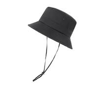 DSFDFDG Bob Homme Chapeau de pêcheur qualité à séchage Rapide, Casquette Soleil Plage for Femmes et Hommes, Chapeaux Seau Grande Taille 56-58cm 58-60cm, Printemps été(Black,Head 58-60cm)
