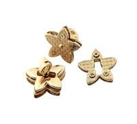 DSFDFDG Lot de 2 fermoirs rotatifs en Alliage de Zinc en Forme d'étoile for Sac à Main, Sac à bandoulière, Bricolage pour Sacs Accessoires