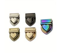 DSFDFDG Lot de 20 fermoirs à Boucle Pliables for Portefeuille, Fermeture à Torsion, for Sac à Main, Sac à bandoulière, quincaillerie métallique, Bricolage pour Sacs Accessoires(Golden,12pcs)