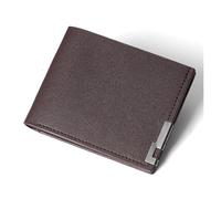 DSFDFDG Portefeuille Court for Femme, Version Portefeuille Horizontal Multi-Cartes for Jeune Homme, Paquet de Cartes Visite Tendance, en Stock(Coffee)
