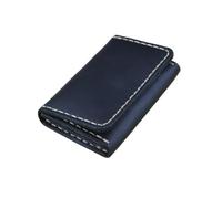DSFDFDG Portefeuille en Cuir véritable for Hommes, Petit Porte-Cartes, de crédit, d'identité, Portefeuille d'affaires for Femmes(Black)