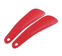 DSFIHJO 1 pièces 19cm cornes de chaussures corne en plastique professionnelle cuillère forme chausse-pied Lifter pour Hommes, Femmes(Brown)