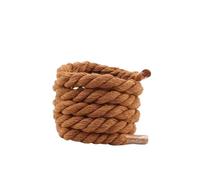 DSFIHJO 4 paires de lacets ronds en corde épaisse, colorés en coton, largeur 10MM, chaussures de planche adaptées, lacets de botte(Brown,160cm)