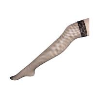 DSFIHJO bas porte jarretelle Bas femme cuissardes, bas soie femme jarretière, bas femme, leggings résille, haut dentelle, médias(Black)