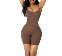 DSFIHJO Body Gainant Femme Corset amincissant for femme, vêtement de compression sans coutures(Brown,S)