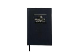 DSFIHJO Cahiers D'Inspiration Lot de 2 carnets de notes de gratitude, agenda d'autodiscipline, agenda de poinçonnage, manuel for étudiants, bureau, convient for la papeterie(Black)