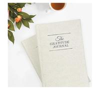 DSFIHJO Cahiers D'Inspiration Lot de 2 carnets de notes de gratitude, agenda d'autodiscipline, agenda de poinçonnage, manuel for étudiants, bureau, convient for la papeterie(Beige)