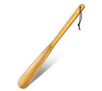 DSFIHJO Chausse-pied en bois de hêtre à Long manche, lève-pied forme mince, aide for femmes, chausse-pied 40 Cm pour Hommes, Femmes(5PCS)