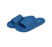 DSFIHJO chaussons nuages Claquettes orthopédiques for hommes, pantoufles de salle bain d'été, tongs couple, sandales d'intérieur antidérapantes femmes(Blue,44-45)