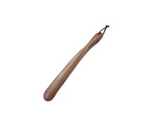 DSFIHJO Corne à chaussures professionnelle en bois de noyer noir, chausse-pied Flexible Long manche, cuillère levage utile, outils for la maison pour Hommes, Femmes(50cm)