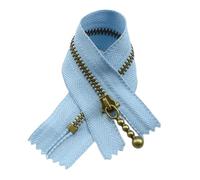 DSFIHJO Fermeture éClair 5/10 pièces 3# Fermetures à glissière en métal 12-40cm Fermeture extrémité fermée for Sac Main Chaussures Sacs Kit de réparation Accessoires Couture(A4-15-SkyBlue,30CM_10PCS)