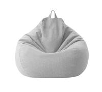 DSFIHJO Housse Pouf Housse de Pouf en Coton et Lin sans Rembourrage, siège d'angle, Fauteuil Poire Paresseux pour Le Salon(Color8,3ft-D90cm-cover)