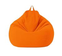 DSFIHJO Housse Pouf Housse de Pouf en Coton et Lin sans Rembourrage, siège d'angle, Salon, Ottoman, Sac Couchage pour Le Salon(Color13,2.6ft-D80cm-cover)