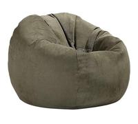 DSFIHJO Housse Pouf Housse de Pouf en Velours côtelé sans Rembourrage, for Salon, Coin Jeu, Film pour Le Salon(Dust Green,D80cm-2.6ft-Cover)