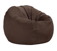 DSFIHJO Housse Pouf Housse de Pouf en Velours côtelé sans Rembourrage, for Salon, Coin Jeu, Film pour Le Salon(Coffee,D70cm-2.3ft-Cover)